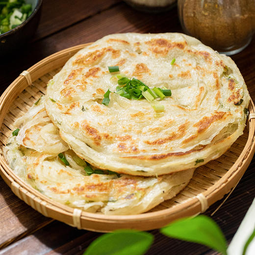 【好柒哒·手擀葱花饼 】人工擀面 千层百叠 薄如蝉翼 配料干净 外酥里韧 章丘大葱+山东小香葱 商品图5
