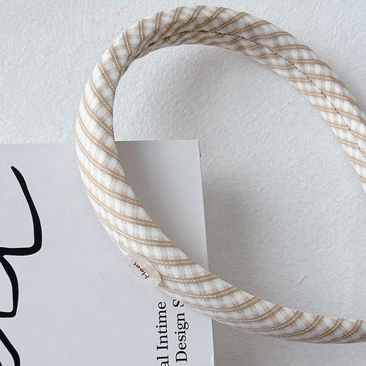 ZY简约百搭清新小格发箍QXSH发箍-纪念日百货门店同款169446403 商品图3