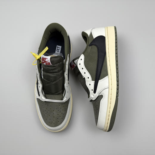 春季特惠💰430 公司级 # Travis Scott x Air Jordan 1 AJ1乔1低帮倒钩 商品图5