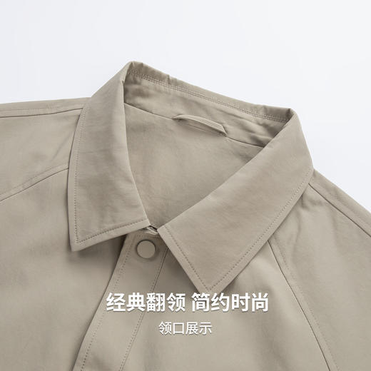 【平整扛皱】圣得西轻商务休闲夹克男士2026新款外套春季翻领上衣 商品图6
