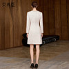 艾尚臣轻奢小香风连衣裙女长袖粗花呢精致风裙子修身显瘦气质裙冬 商品缩略图4
