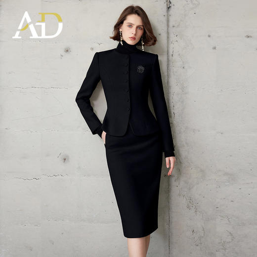 AD高端精致小香风西装套裙女2026新款轻奢高级感女神范穿搭一整套 商品图2