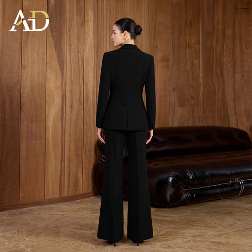 AD品牌黑色西装外套女春秋2026新款轻奢高级感正式场合穿搭一整套 商品图4