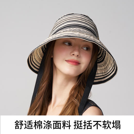 【云优选】卡蒙新款春夏前长后短大帽檐遮脸防晒渔夫帽KM-6258 商品图6