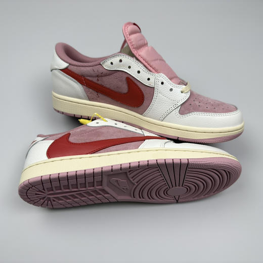 春季特惠💰430 公司级 # Travis Scott x Air Jordan 1 AJ1乔1低帮倒钩 商品图3