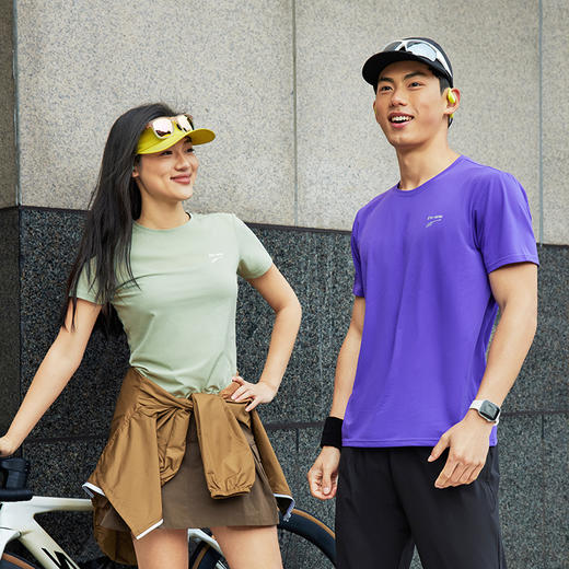 多威新品上衣速干运动跑步男女短袖圆领衫2252141 商品图11