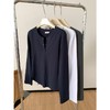 【大牌质感】280g棉氨纶针织衫 春季基础款韩版显瘦百搭纯色正肩tee 商品缩略图2