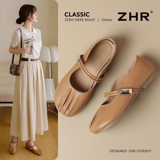 ZHR则则法式优雅平底玛丽珍鞋女2026新款洋气轻便爆款超软公主鞋 商品图3