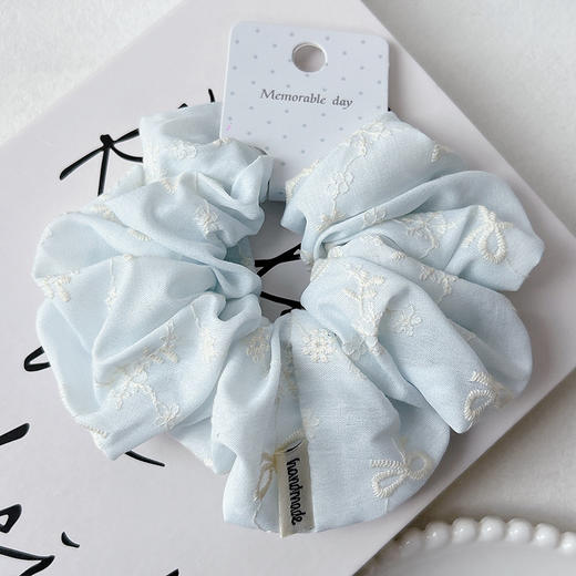 甜美冰盐蓝简约发圈-纪念日百货门店同款169447271 商品图3