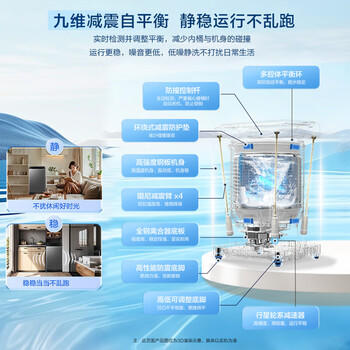 海尔（Haier） 全自动波轮洗衣机 10KG大容量 家用宿舍出租房小型 一级能效 家电 京东自营 XQB100-Z719 商品图4