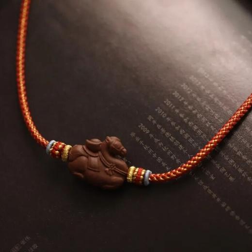 杜掌柜「禄佑财马」合香朱砂手串手绳，将藏名寺甘露，揉进新岁禄马【3-5天发货】【G】 商品图4