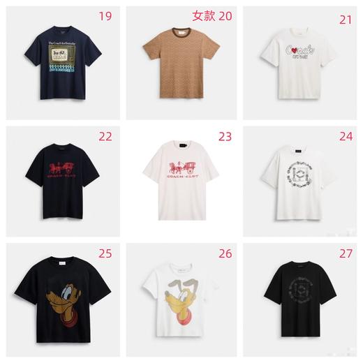 点此购买 蔻驰春夏季男女款短袖T恤合集 ye 340855 商品图2