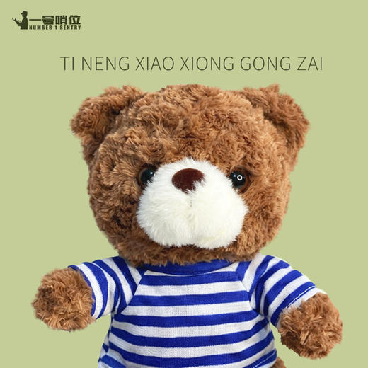 【体能小熊公仔】体能小熊公仔23cm毛绒公仔陪伴公仔送1个日富一日帆布袋y 商品图5
