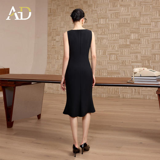 AD高端品牌连衣裙女春季2026新款轻奢高级感重要场合穿搭打底裙子 商品图4