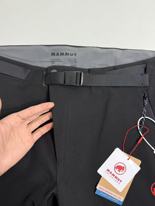 原单正品 MAMMUT猛犸象Clion红标软壳裤，定义户外保暖新境界！
黑色/灰色/军绿  S-XXL 商品图4