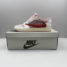 春季特惠💰430 公司级 # Travis Scott x Air Jordan 1 AJ1乔1低帮倒钩