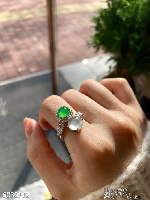 6032902，蛋面戒指。具体价格微信咨询 商品图3