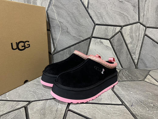春季特惠💰350 UGG Tazz 厚底爱心民族风 舒适休闲包头拖鞋 女款 商品图8