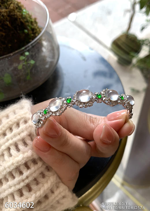 6034602，蛋面手镯。具体价格微信咨询 商品图2