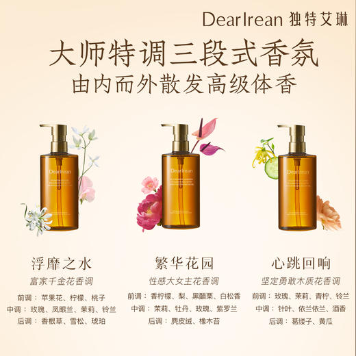 【新品】独特艾 琳身体沐浴油 清洁干皮留香保湿舒缓精油沐浴露，以油溶垢、深润养肤，14天改善干纹起皮，洗后肌肤弹润不紧绷 商品图1