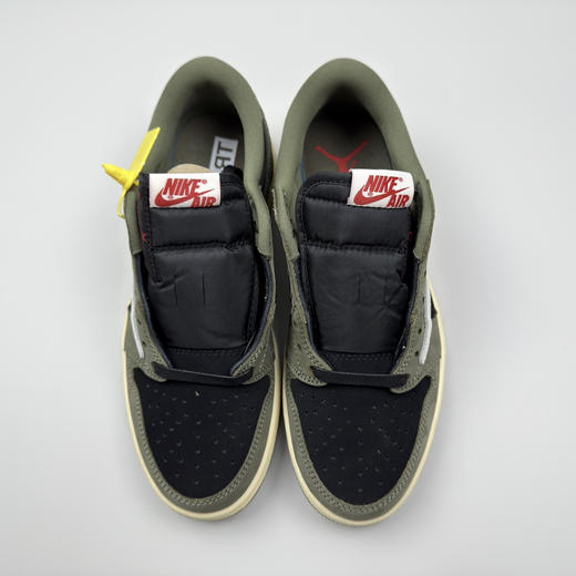 春季特惠💰430 公司级 # Travis Scott x Air Jordan 1 AJ1乔1低帮倒钩 商品图4
