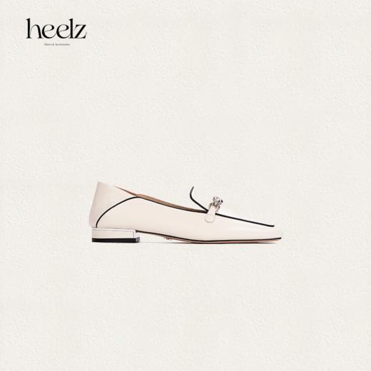 heelz设计师鞋履 | 两穿羊皮几何拼接乐福鞋 2公分 商品图2