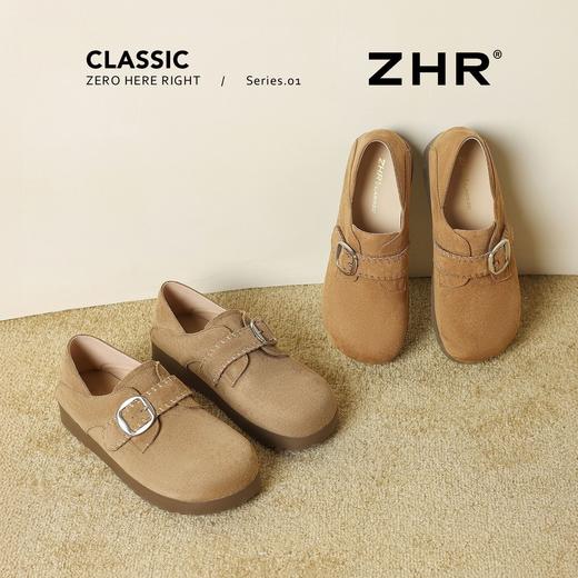 ZHR则则复古全包勃肯鞋女鞋2025新款一脚蹬袋鼠勃肯鞋两穿休闲鞋 商品图9