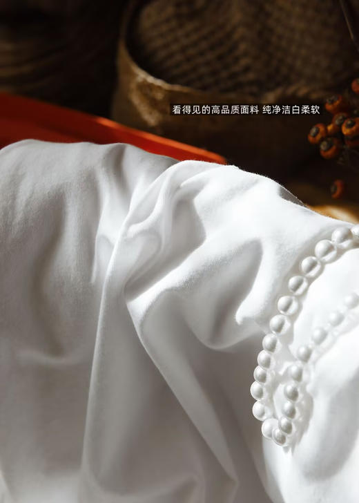 重工水溶蕾丝磨毛棉长款裙T 商品图6