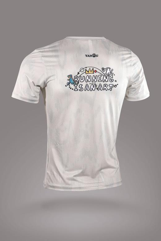 严素跑步TEE,跑步即艺术2.0 RUNNING IS AN ART too,男/女款,轻量 短袖T恤 速干快干 严素态度 商品图2