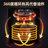 【一年质保】志高 双旋钮操作简单无油烘炸健康可视空气炸锅6L 商品缩略图4