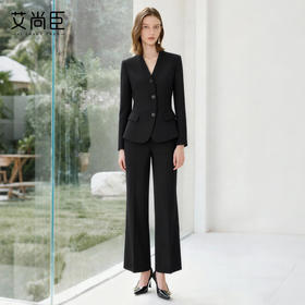 艾尚臣职业装工装高级感西装套装女秋冬职业装收腰显瘦西服小个子