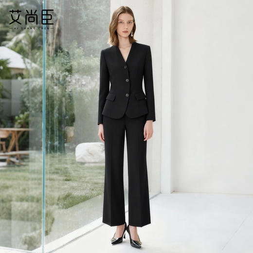 艾尚臣职业装工装高级感西装套装女秋冬职业装收腰显瘦西服小个子 商品图0