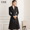 西装职业连衣裙女秋冬2025年新款高级感黑色外套长袖中长款裙大衣 商品缩略图2