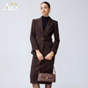 AD品牌棉羊毛西装套装女春季2026新款轻奢高级感职业装裙子两件套 商品缩略图0