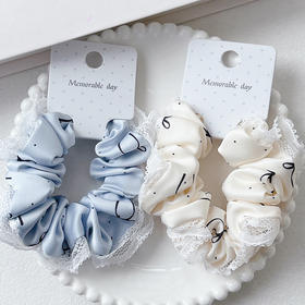 ZY清新蕾丝梦幻缎面发圈BYHL发圈-纪念日百货门店同款169447297