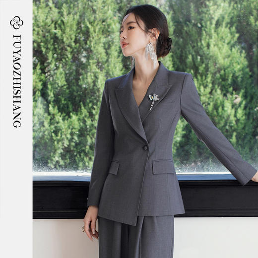 FUYAO扶摇直上 officesiren职场新贵风西装套装女高级感商务正装 商品图4