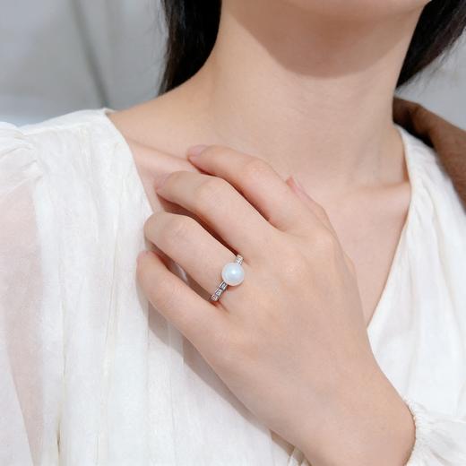 “3.8女神节 送礼佳选”AOFI 珠韵淡水珍珠系列 珍珠戒指/珍珠耳钉/珍珠项链 气质时尚 多款可选 商品图5