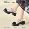 ZHR则则高跟玛丽珍鞋女2026新款春黑白银色法式乐福鞋厚底小皮鞋 商品缩略图5