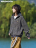 马得工地/MDGDWY211991/条纹休闲卫衣外套 商品缩略图0