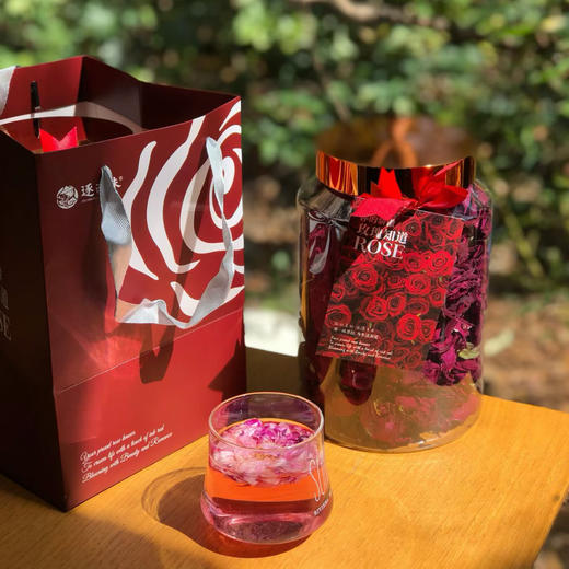 【逐南味】大理头水墨红玫瑰花 1朵1杯 罐藏浪漫 跟春天撞个满怀 商品图1