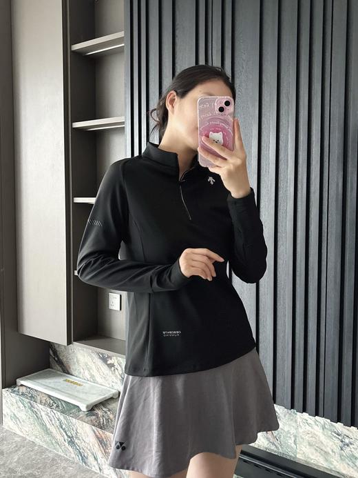 点此购买 迪桑特春秋季女士F360防晒吸湿速干长袖针织衫 qk 340812 商品图9