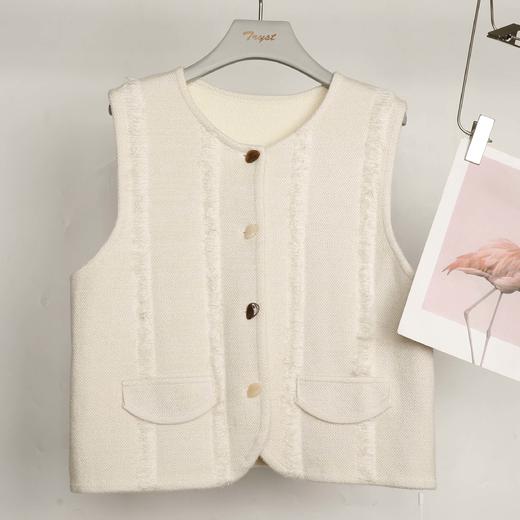 微信25D618-1101混纺马甲 商品图2