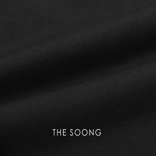 THESOONG|"藏胯显瘦"定制高密棉混纺双层压边舒适直筒短裤HWKZ8758 商品图2