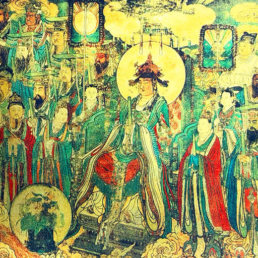 《手卷里的中国·朝元图》（金箔版），产品尺寸:300*15 CM，这才是中式美学的登峰造极之作！ 中国文物学会文物仿复制专业委员会特别监制推出， 商品图4