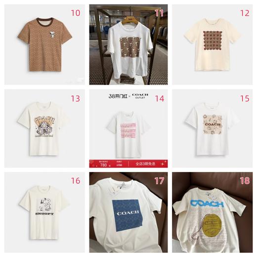 点此购买 蔻驰春夏季男女款短袖T恤合集 ye 340855 商品图1