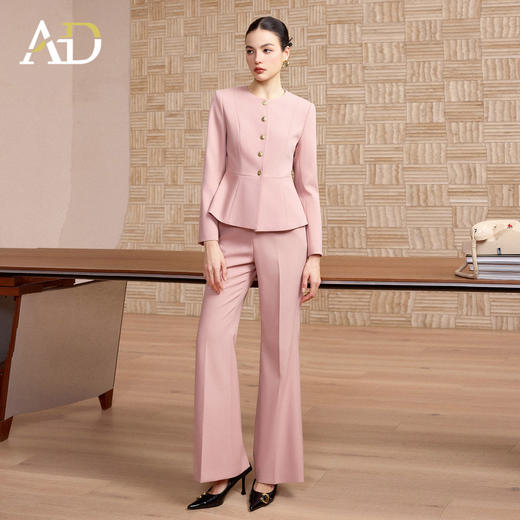 AD高端品牌西装阔腿裤两件套女春新款高级感大女主职场穿搭一整套 商品图2