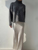 Puree｜#1969 Cocoon Sweater High Neck 羊绒高领茧型厚毛衣 [  白 / 黑  ] 商品缩略图11
