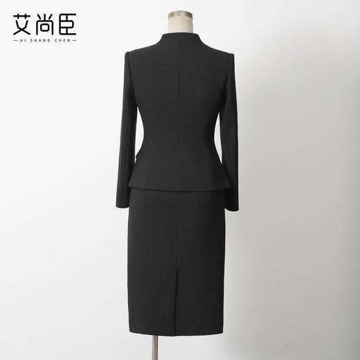 艾尚臣气质西装套装女秋小个子高级感职业装干练修身通勤优雅正装 商品图4