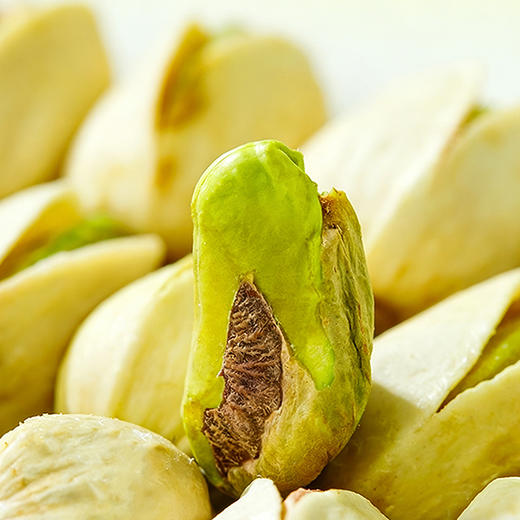 【咸香入味】三点食分 大颗粒开心果 500g/罐(原色) 轻轻剥开不费力 商品图1