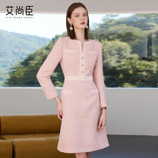 【春色满园】法式小香风连衣裙女优雅通勤裙子高级感名媛气质女装 商品图1